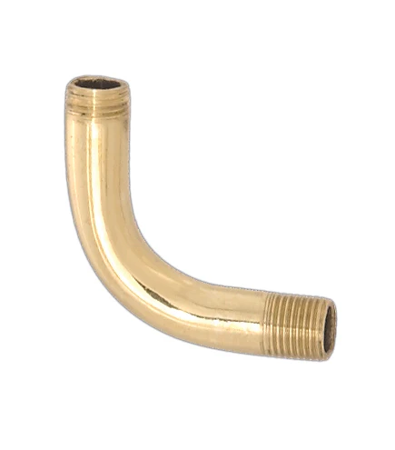 1 1/2" Brass Bent Lamp or Fixture Arm (12062U)