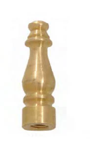 1 1/2" Column Style Brass Finial (10950)