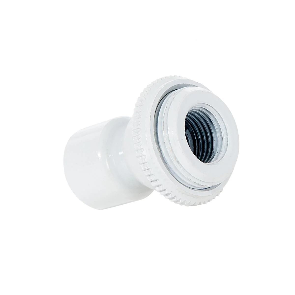 1-1/2 Inch Tall White Enamel Hang Straight Swivel with Screw Collar, 1/4F (20510W) - Image 3