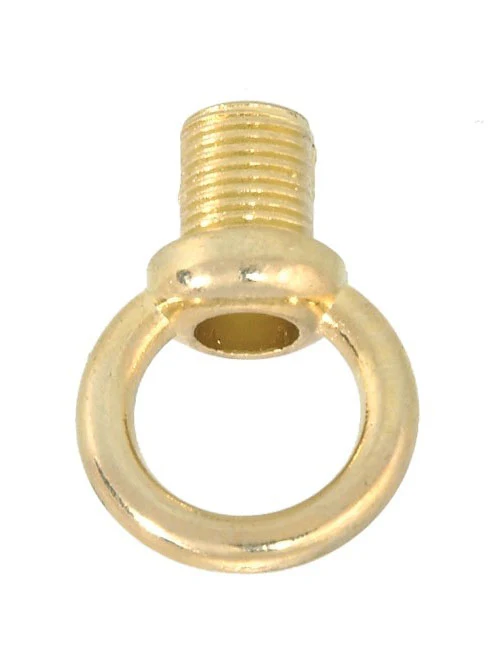 1 1/4" ht. Zinc Loop w/Brass Plated Finish (12972)