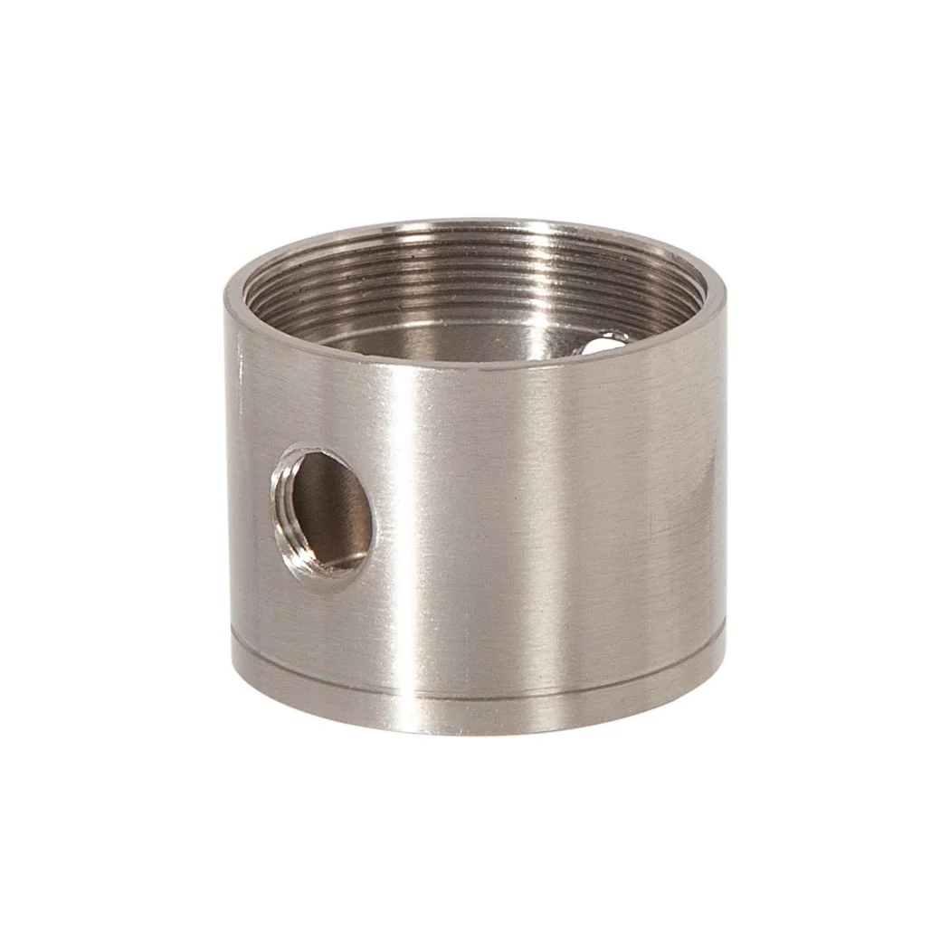 1-1/4 Inch Tall, 2 Side Hole Satin Nickel Finish Turned Brass Cluster Body (10463SN) - Image 2