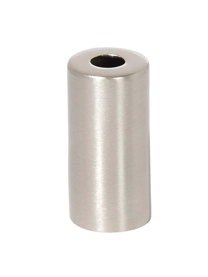 1-15/16 inch Tall E-12 Satin Nickel Metal Socket Cup, 1/8IP (11660SN)