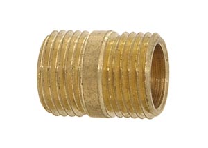 1/2" Long Brass Stop Nipple, 1/8IP (3/8" diameter) (22343)