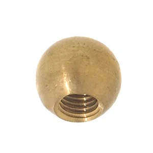 1/2" dia., Brass Ball, Tap 1/4-27F (21002U)