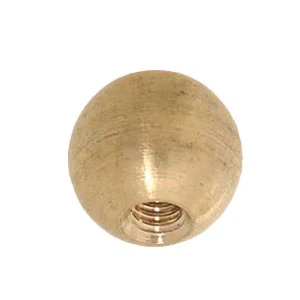 1/2" diameter Brass Canopy Ball Nut, Tap 8-32F (21003U)