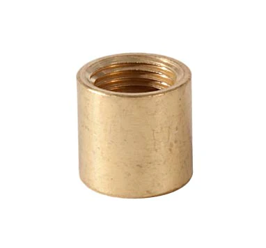 1/2" Diam x 1/2" Tall Turned Unfinished Brass Cylinder Knob or Finial, Tap 1/8F (21287U) - Image 2
