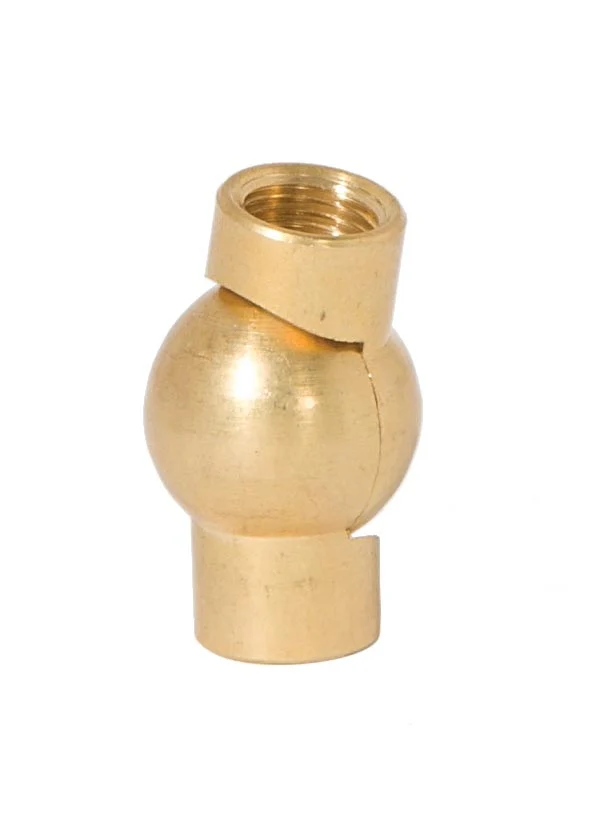 1-5/16" Tall Unfinished Die Cast Brass Swivel with Slotted Screw, 1/8F (20526U) - Image 2