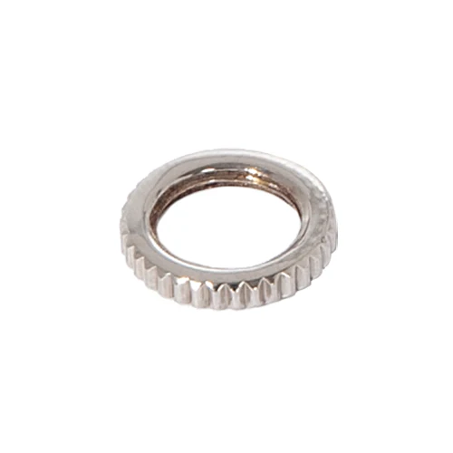 1/8F Knurled Locknut, Nickel Plated Finish (20719N)