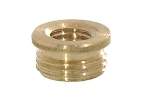 1/8M (3/8" diameter) x 1/4-27F Brass Reducer (20910)