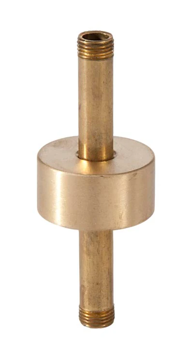 5/8 Inch Height, Brass Straight Disk Arm Back/Neck, 1/8F top & bottom, No side holes (21297U) - Image 2