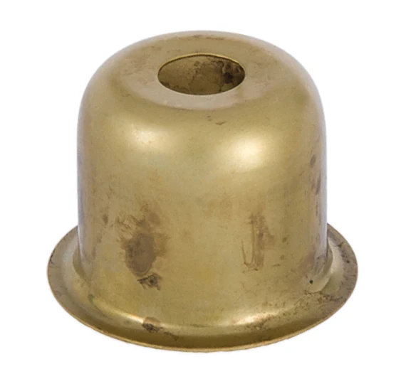 1 Inch Stamped Brass Candle Cup (11525U)