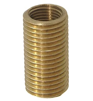 1" Long x 1/4M (1/2" O.D.) x 1/8F (3/8" I.D.) Brass Reducer (20899)