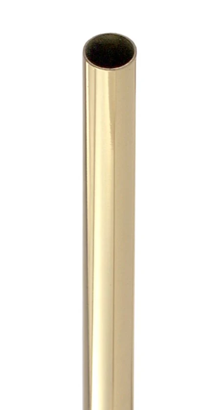 1" Diam. 48" Long Unfinished Plain Brass Tubing (10358)