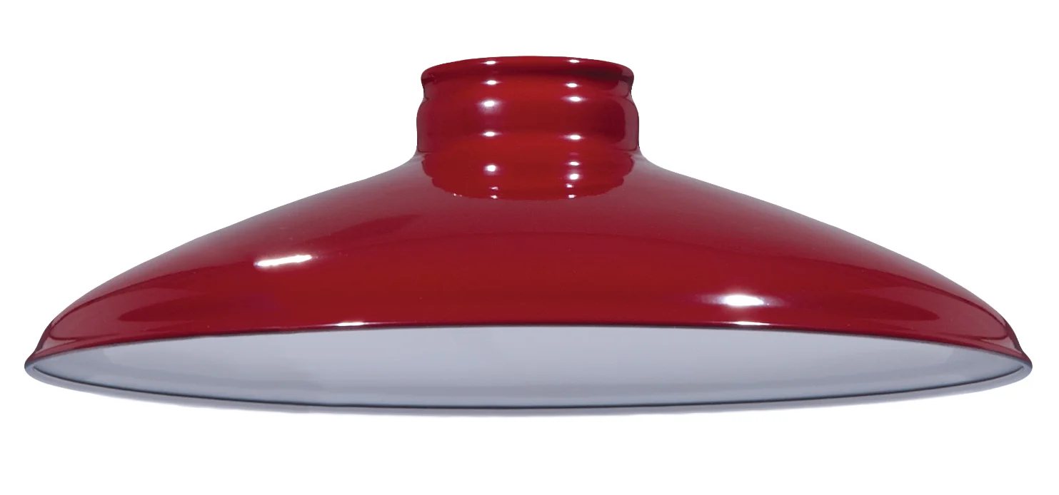 10" Industrial Style Metal Lampshades with 2-1/4 Inch Lip Fitter, Choice of Color (08382A) - Image 6