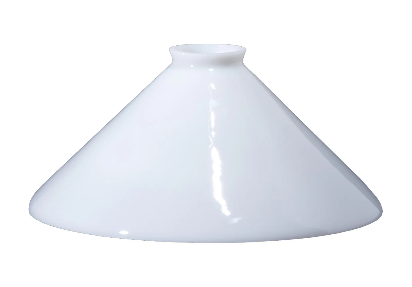10" Opal Glass Pendant Shade, 2 1/4 inch lip fitter (08801)