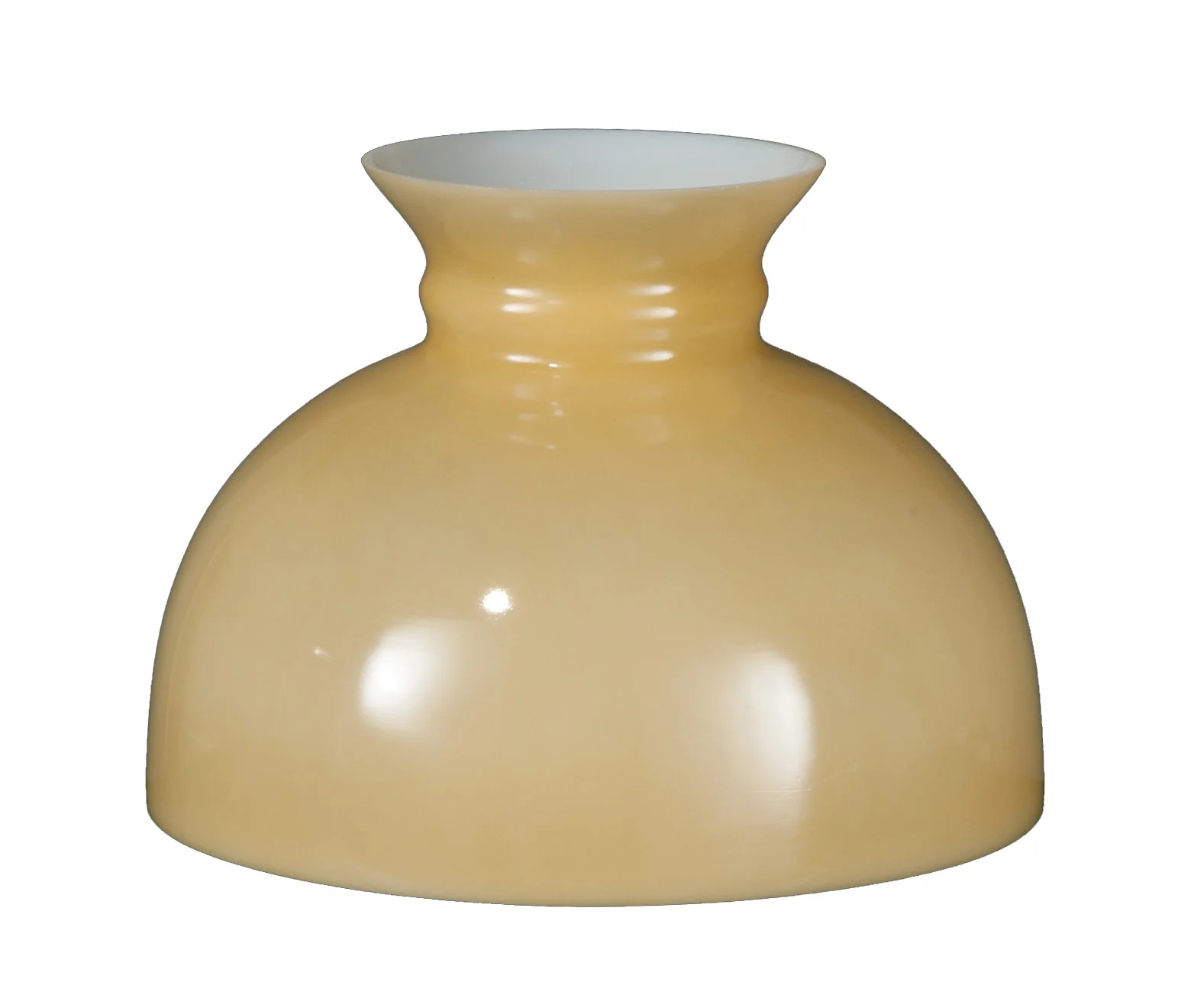 Opal Glass Student Shade, Buff Nu-Gold, 10 " fitter (01168)