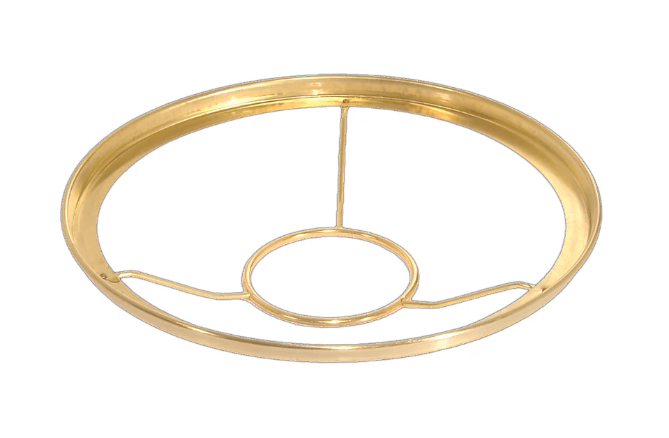 10" Solid Brass Shade Ring-Type Shade Holder (10733)