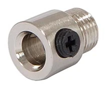 11/16 Inch Tall Satin Nickel Finish Brass Cord Grip Bushing, 1/8M (26931SN) - Image 2