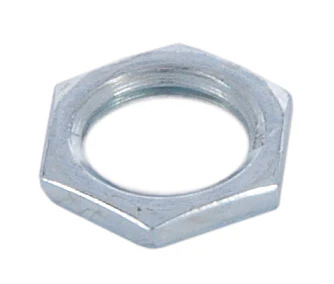 1/4F Zinc Plated Steel Hexnut, 11/16" Diameter, 1/8" Thick (20602)