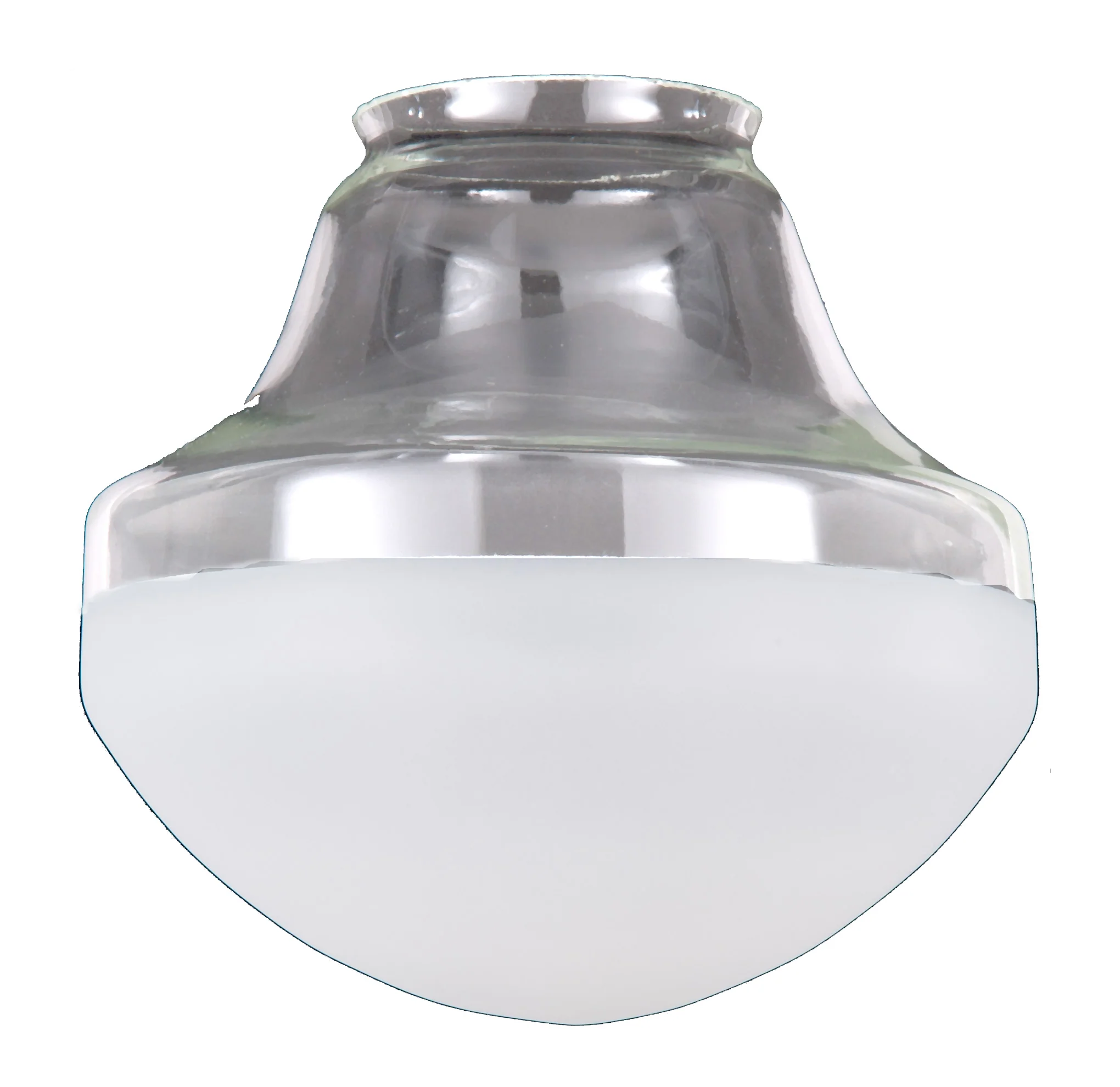 14" Special Half-Frost Industrial Style Pendant Shade, 6 inch lip fitter (08756) - Image 2