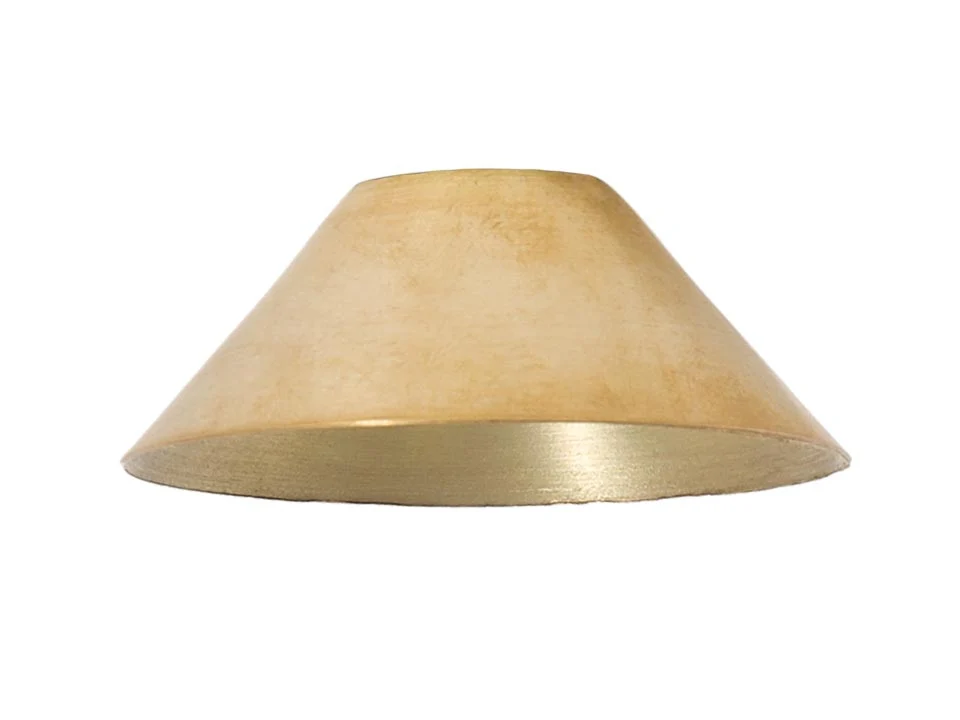 15/16 Inch Tall Unfinished Cone Shaped Stamped Brass Cup, 1/8IP Slip (11653U) - Image 2