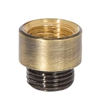 15/32 Inch Antique Brass Short Brass Transition Coupling, 1/8FM, (21210A)