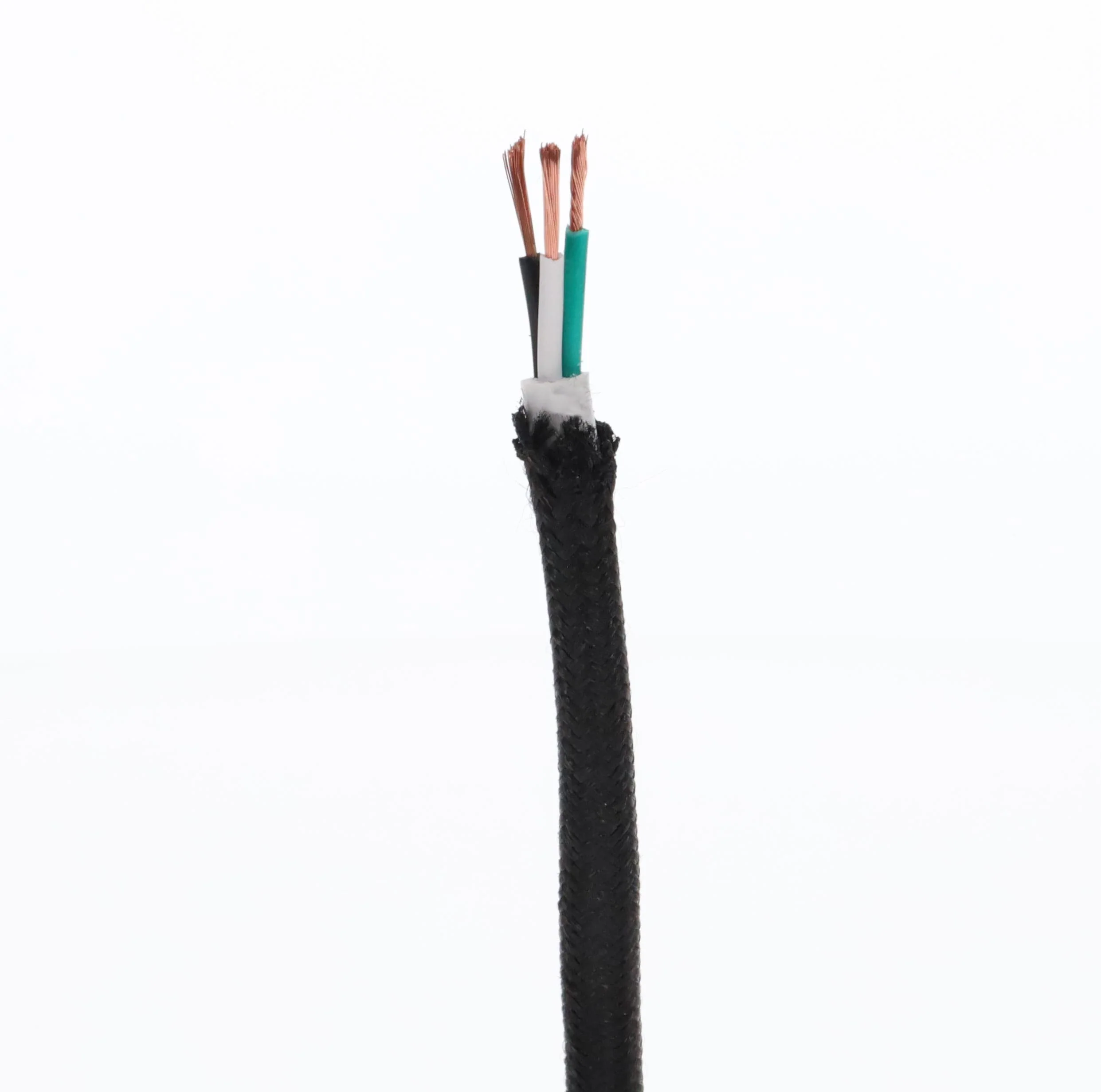 18/3 SVT-B Black Rayon Pulley Cord - Wire 3-Wire Lamp Cord - Choice of Length (46590) - Image 4