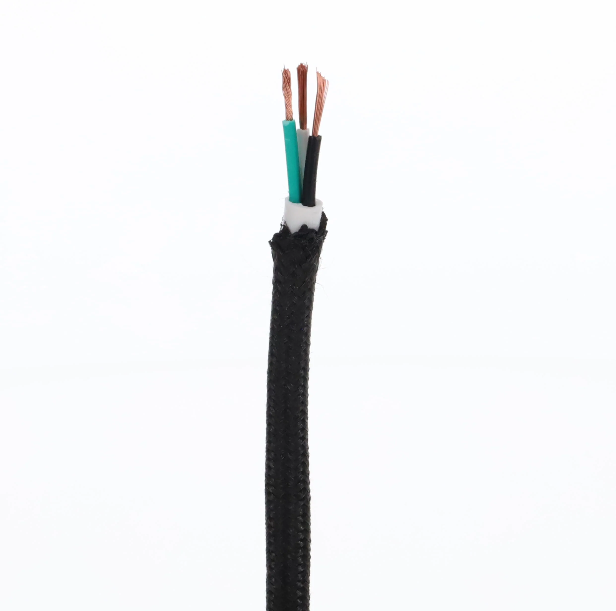 18/3 SVT-B Black Rayon Pulley Cord - Wire 3-Wire Lamp Cord - Choice of Length (46590) - Image 5