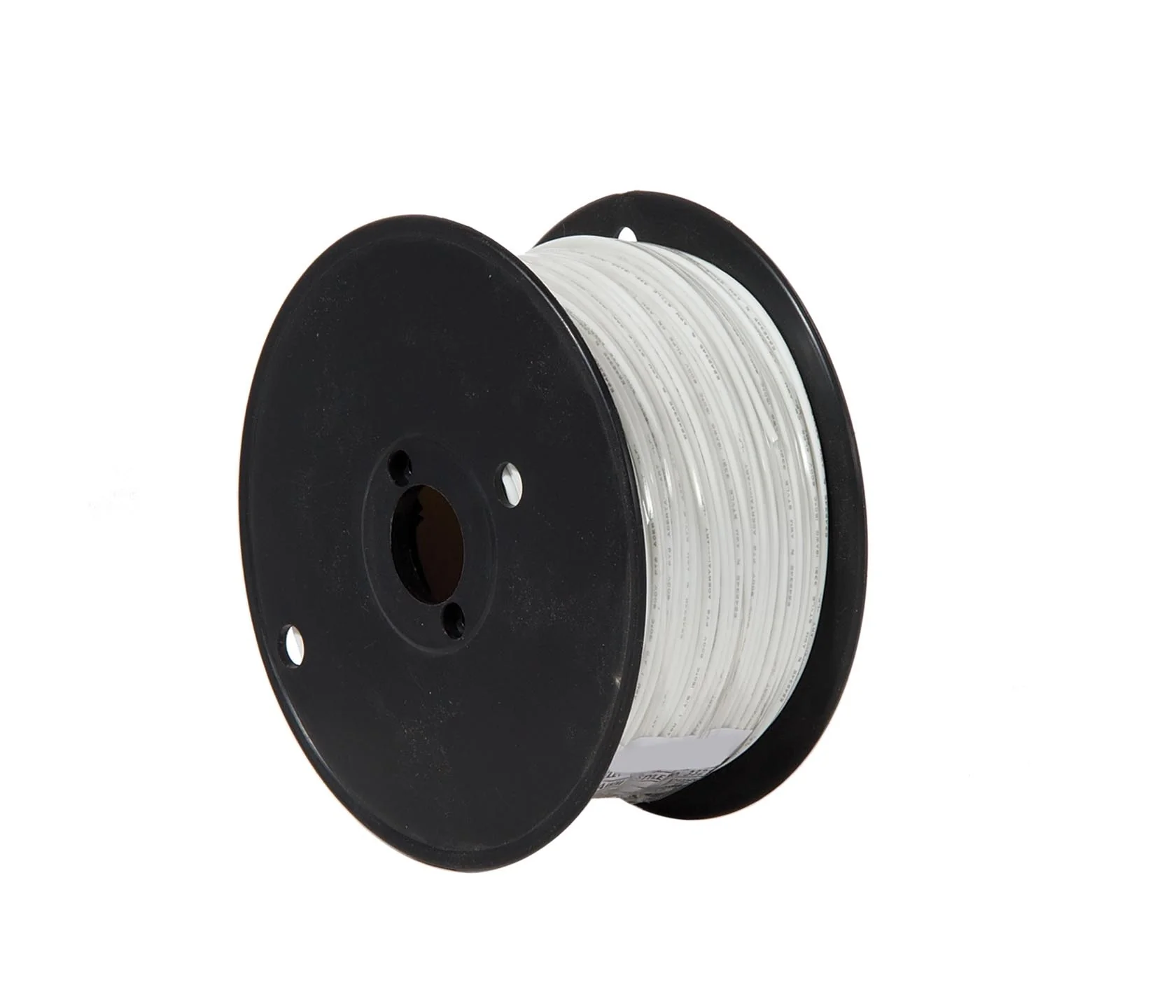 Super Thin 18 AWG Single Strand Wire Spool, Choice of White or Black (46665B)