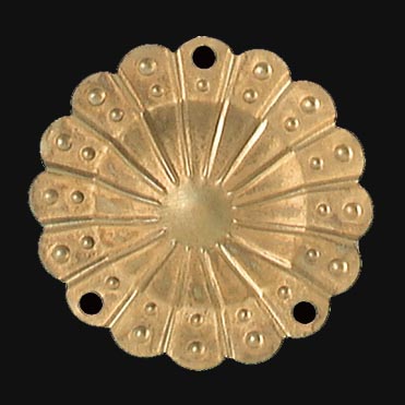 2 1/16" Stamped Brass Chain Connector (20975)