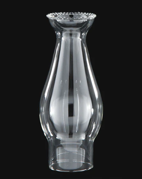 2-1/16" Fitter, 6-3/4" Tall Pearl Lotus chimney (57909)