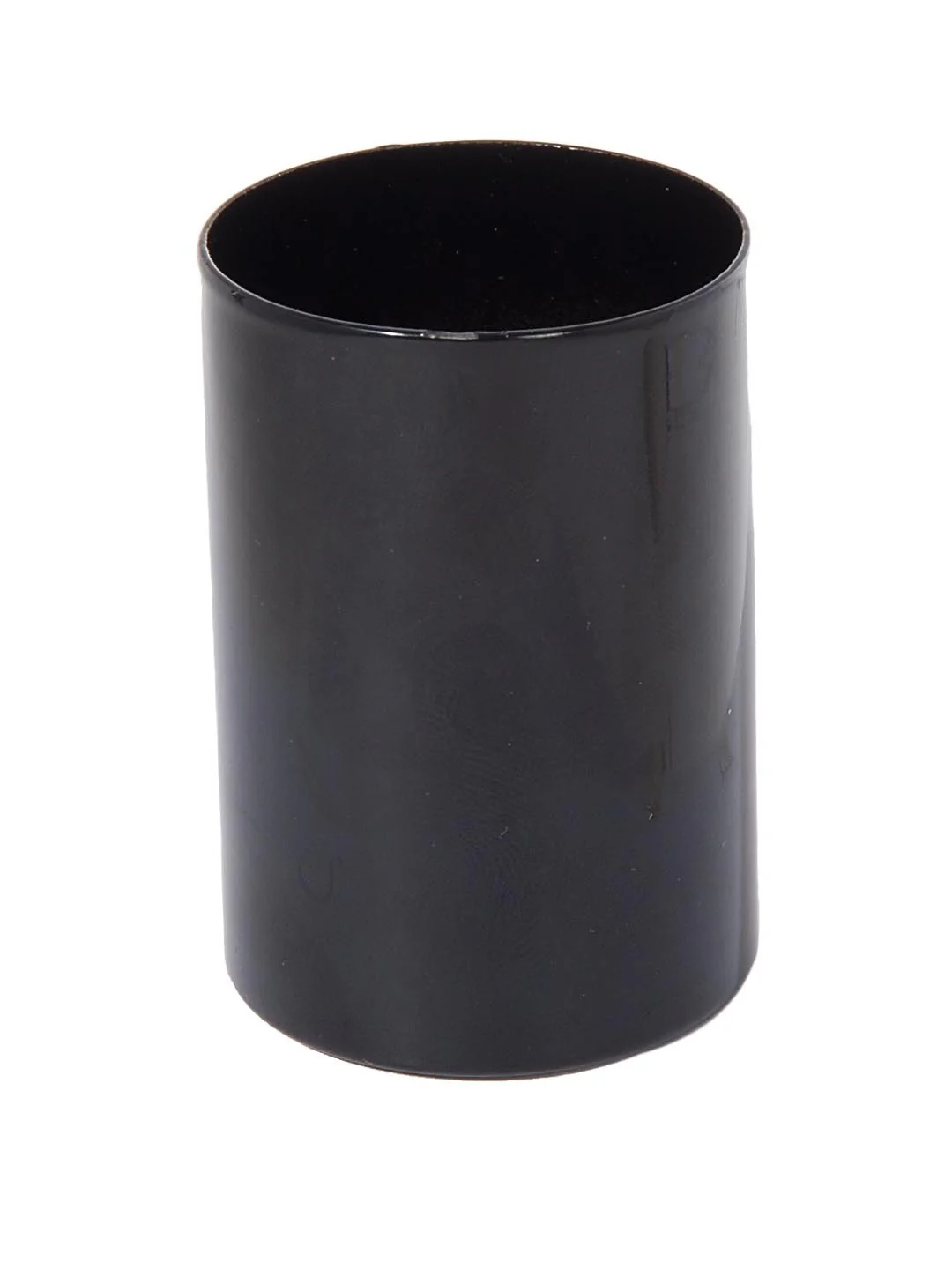 2-1/2 Inch Tall Gloss Black Steel Lamp Socket Cup (11661TBL) - Image 2