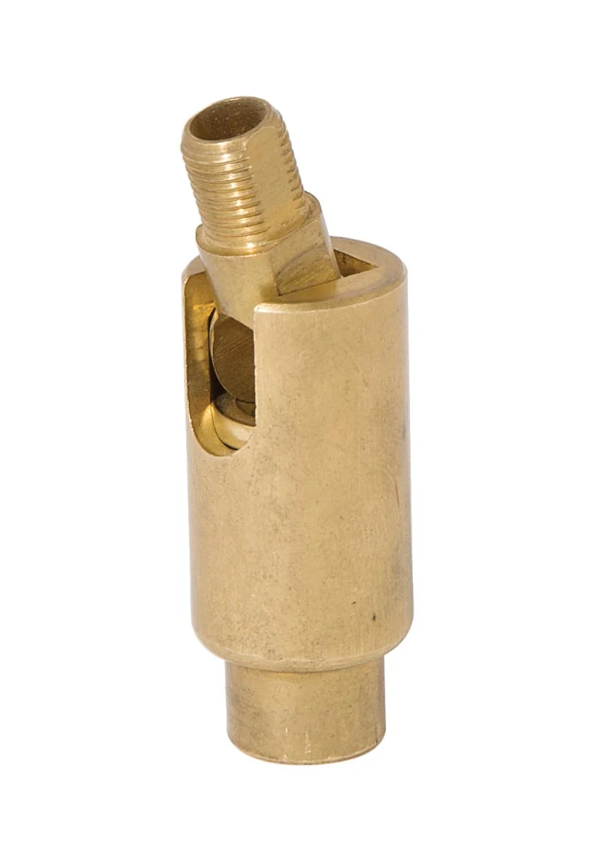 2-1/2 Inch Tall Unfinished Adjustable Brass Swivel, 1/8M X 1/4F (20550U) - Image 2