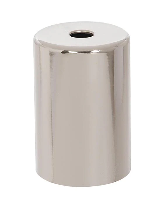 2 1/2" Tall, 1.72" O.D. Steel Lamp Socket Cup Polished Nickel Finish (11661TN)