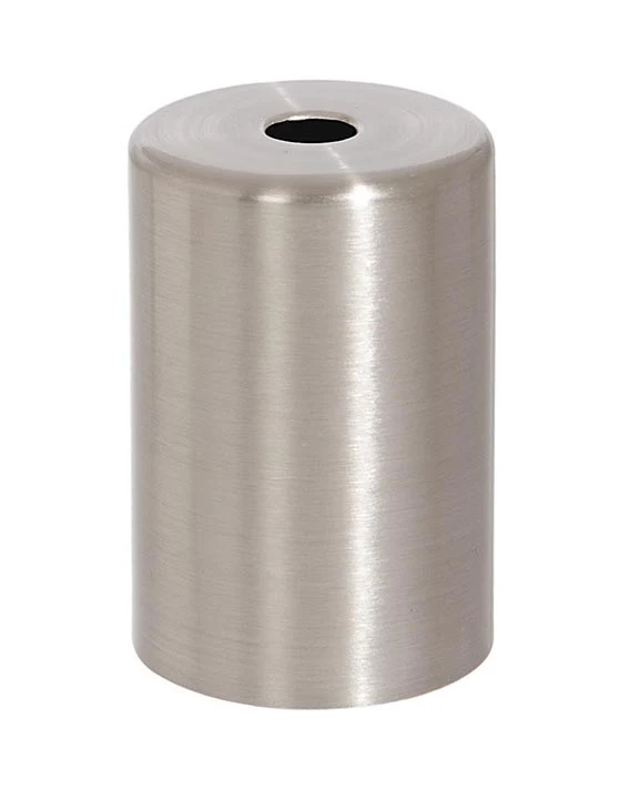2 1/2" Tall, 1.72" O.D. Steel Lamp Socket Cup, Satin Nickel Finish (11661TSN)