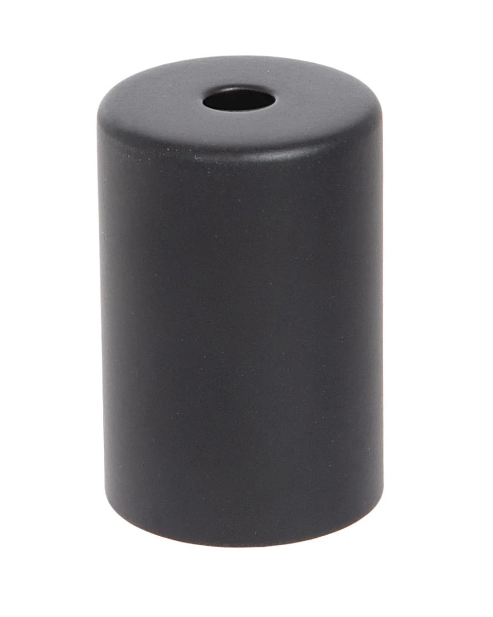 2 1/2" Tall, 1.72" O.D. Steel Socket Cup Satin Black Finish (11661TBK)