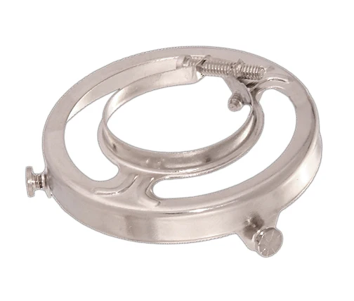 2 1/4" Fitter, Nickel Plated Clamp-on Type Lamp Shade Holder (10785N)