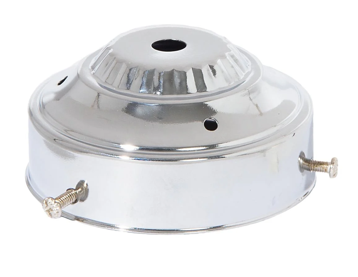 3-1/4" Fitter Steel Shade Holder, 1/8 IP Slip, Chrome Plated (10913CH) - Image 2