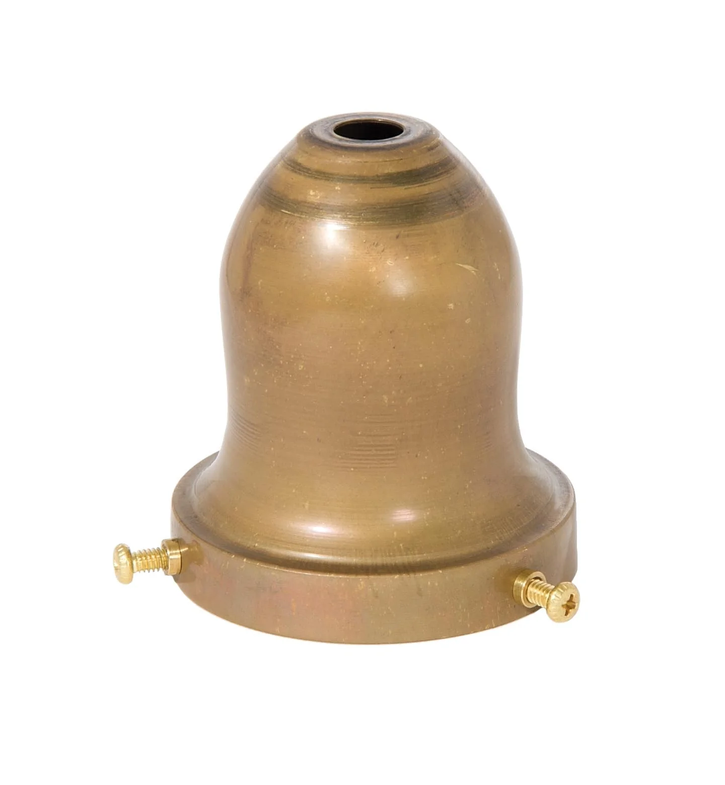 2-1/4 Inch Fitter Bell Shaped Unfinished Brass Shade Holder (10853U)