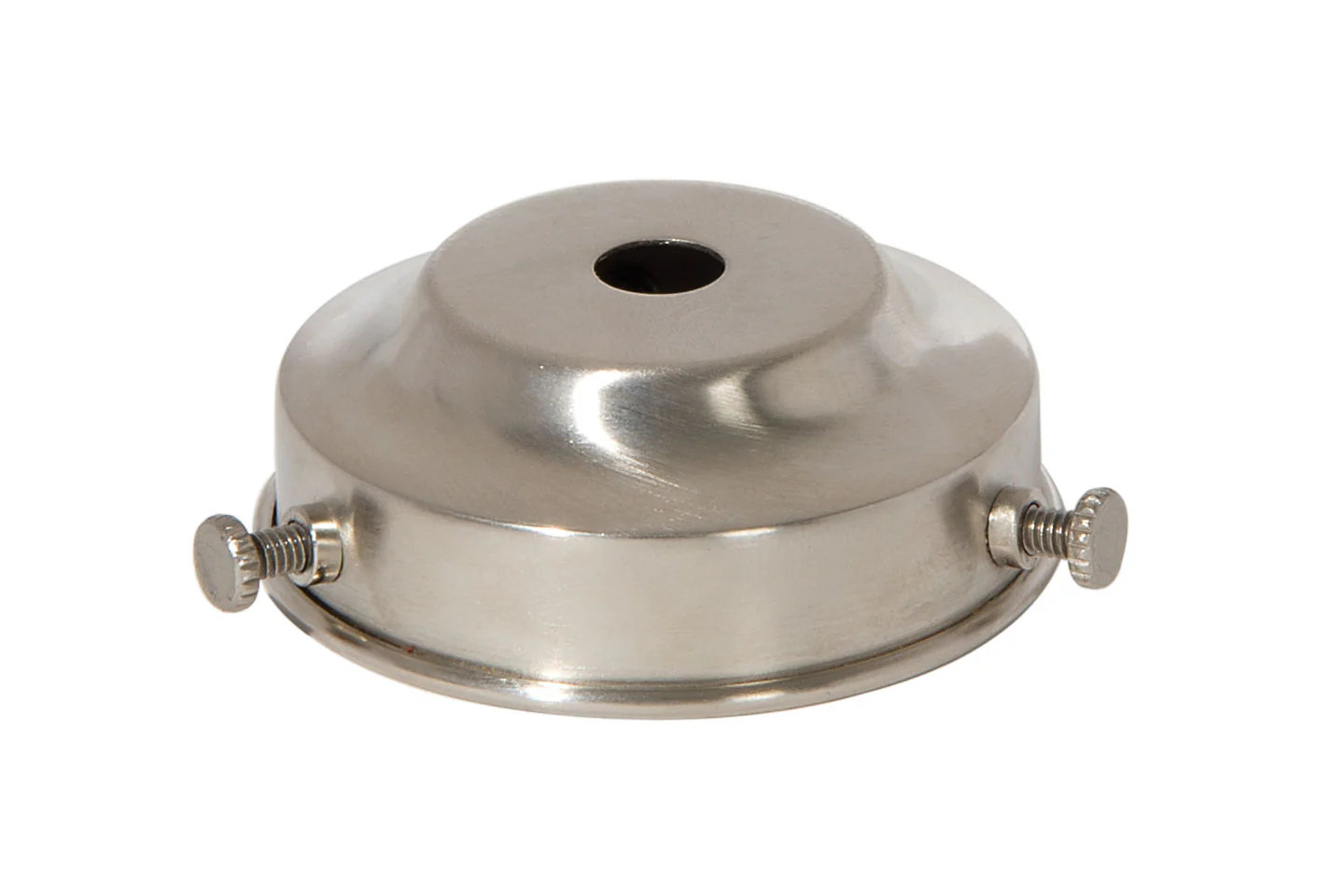 2-1/4 Inch Fitter Satin Nickel Finish Brass Shade Holder, 1/8IP (10699SN)