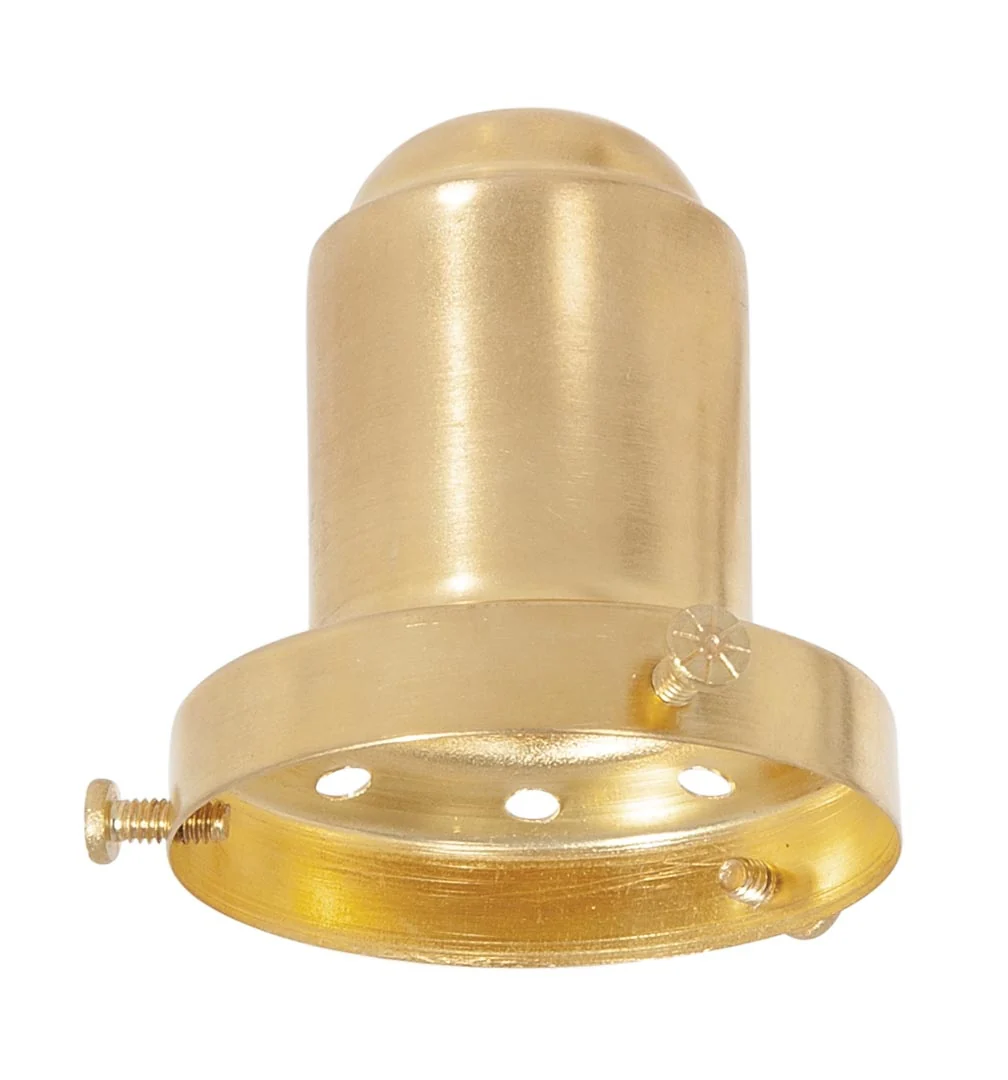 2-1/4 Inch Fitter Vented Fixture Shade Holder, Choice of Finish (10746S) - Image 2