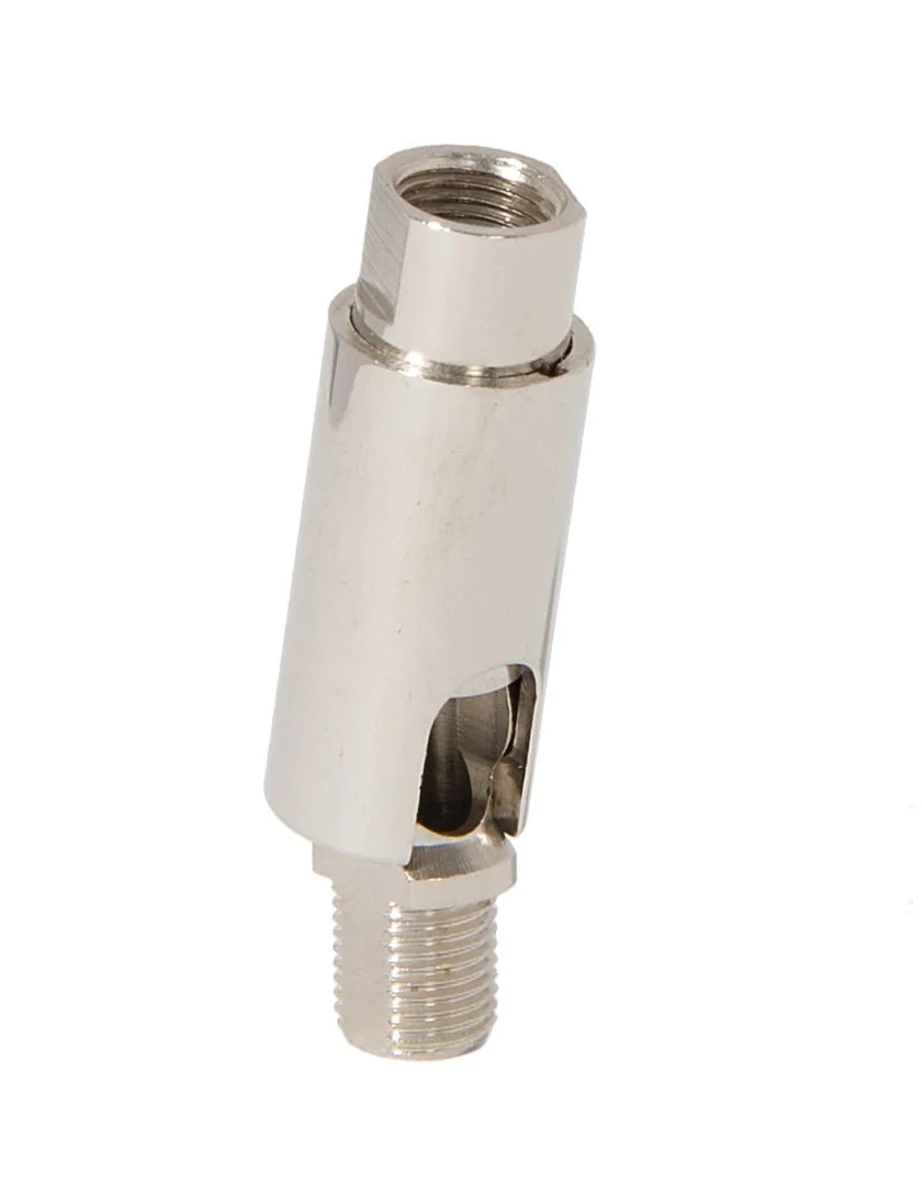 2-1/4 Inch Tall Nickel Plated Finish Adjustable Swivel, 1/8MF (20518N)