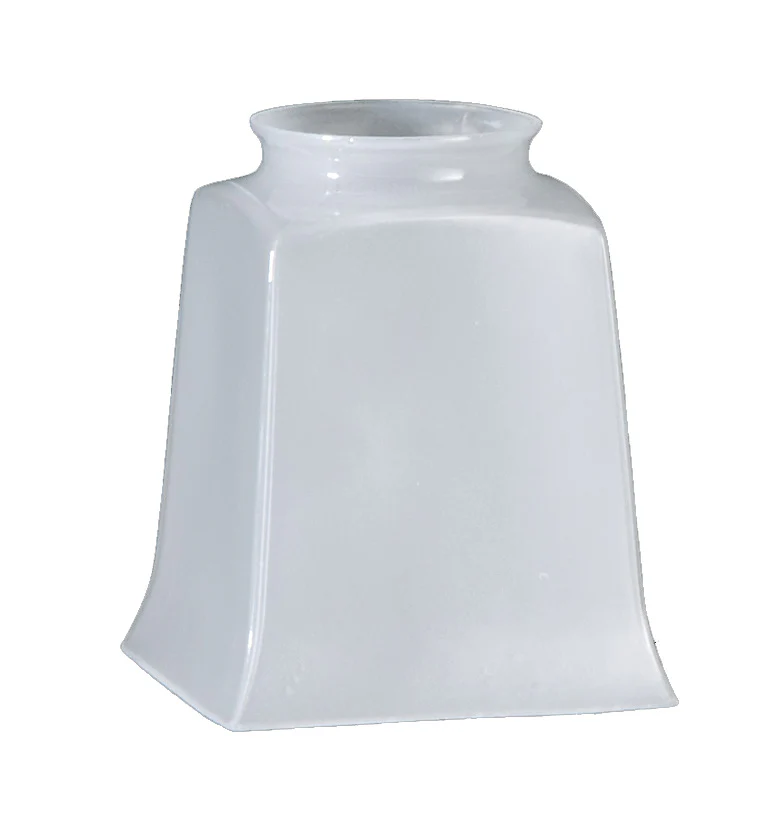 4 inch tall Inside Sandblasted Mission Style Fixture Shade, 2-1/4 inch lip fitter (08466)