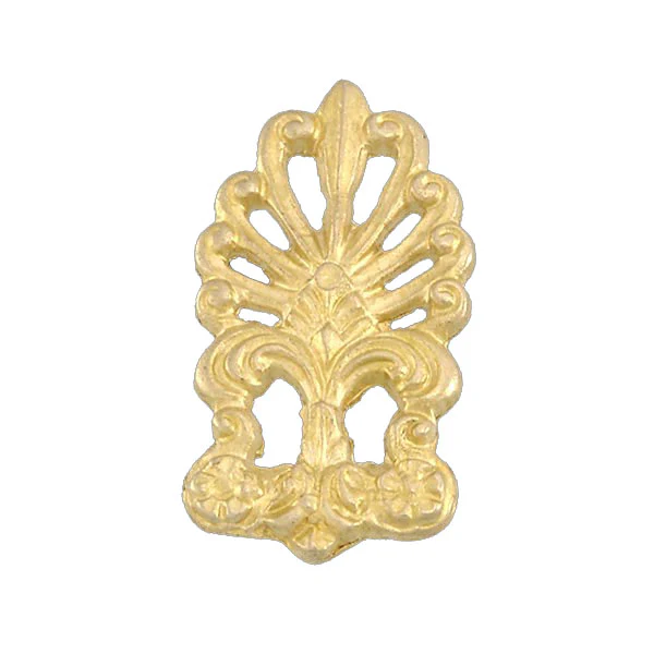 - DISCONTINUED - 2 1/4" X 1 1/4" Cast Brass Ornament (21041U)