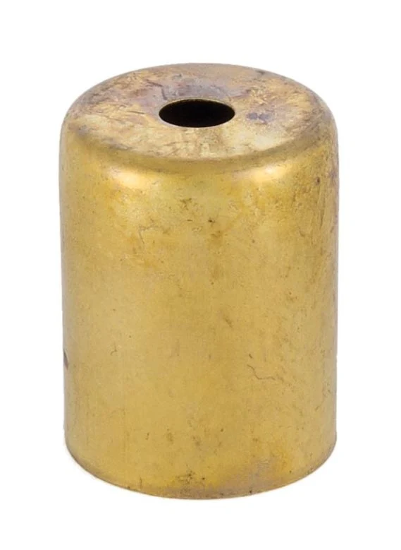 2" Tall, 1.46" ID Unfinished Brass Lamp Socket Cup (11661U)