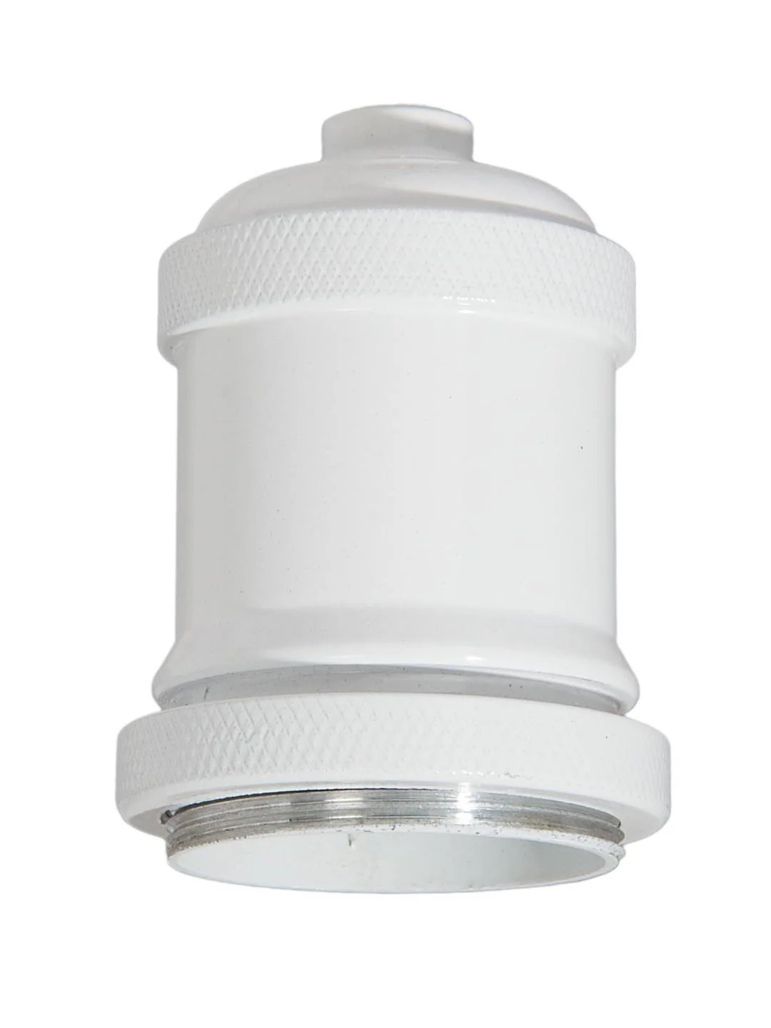 2-11/16" Tall Aluminum Socket Cover, 1.7" ID, 1/8F, White Finish (11656W)