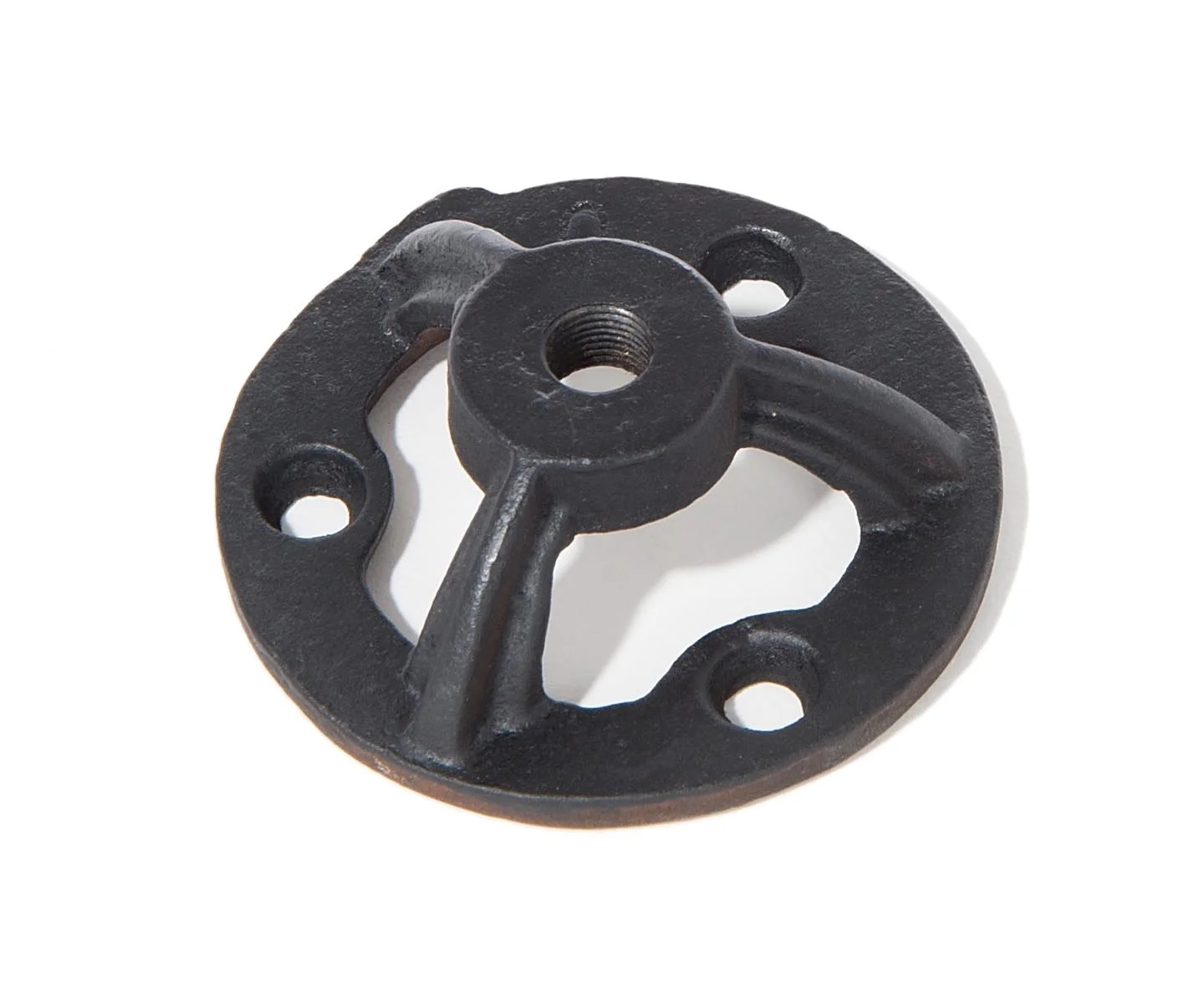 2-3/4 Inch Diameter Cast Iron Mounting Bracket, 1/8F, Satin Black (21273BK)