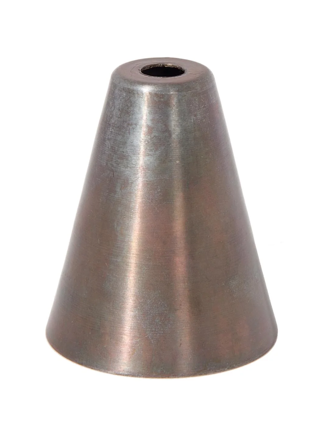 2-3/8 Inch Tall, Unfinished Steel Cone Stamped Socket Cup for Candelabra Sockets, 1/8IP (11655S)