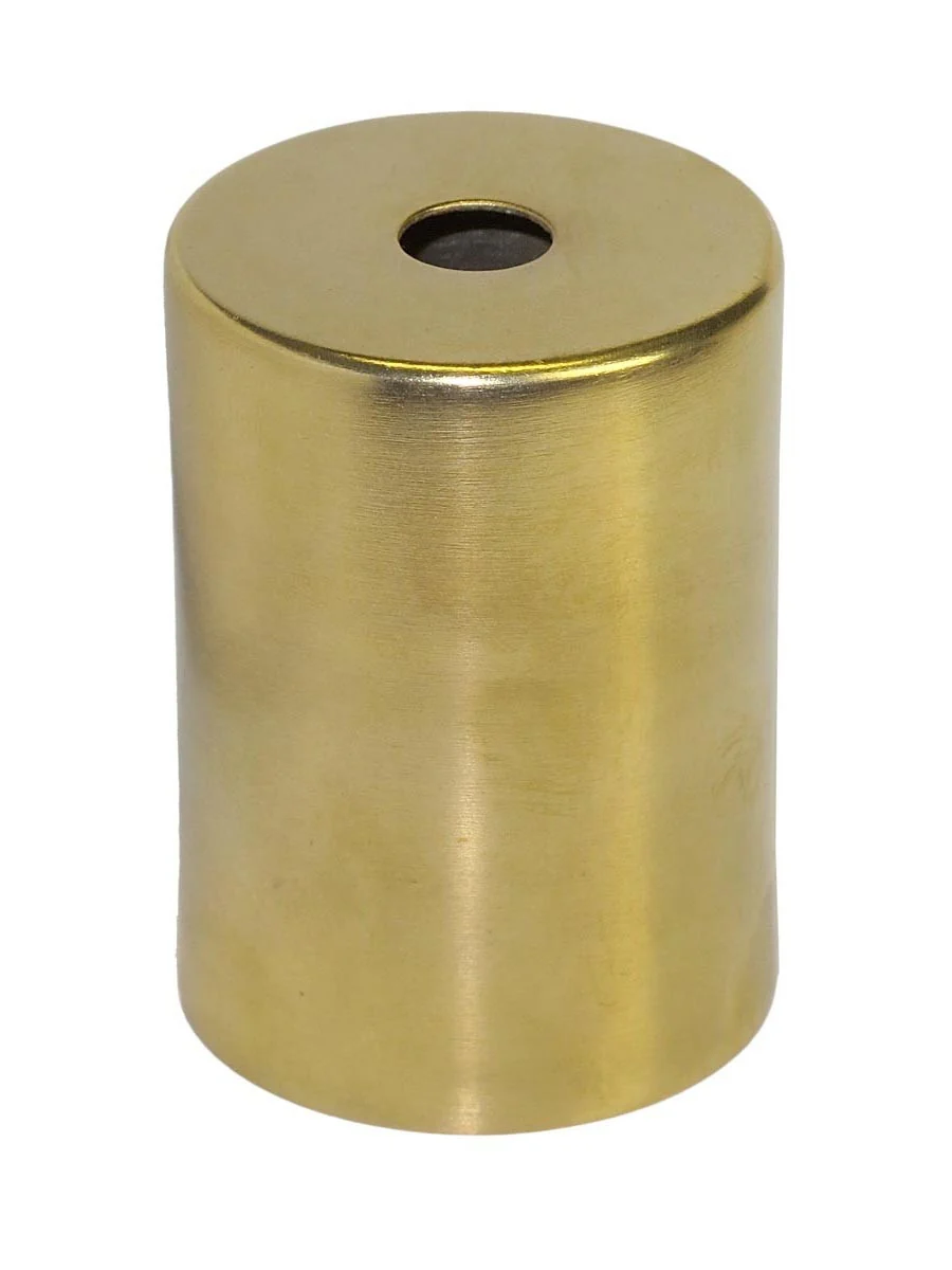 2-1/2" Tall, 1.65" ID Unfinished Brass Lamp Socket Cup (11661TU)