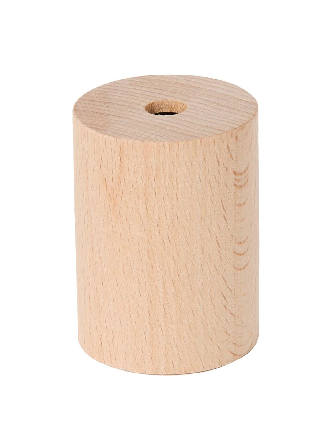 2-5/8 Inch Tall Unfinished Beech Wood Socket Cover (11664U)